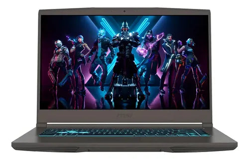 Laptop MSI Thin 15 Ryzen 5 7535HS 8GB DDR5 RTX 4050 6GB SSD 512GB NVME 15.6 FHD 144Hz Win 11 Home teclado Ingles B7VE-466US