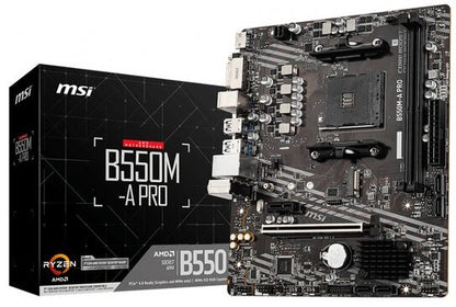 Tarjeta madre MSI B550M-A PRO socket AM4 2xDDR4 HDMI DVI-D Micro ATX