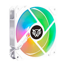 Kit 3 Ventiladores Balam Rush 120mm BlancoEolox Blaze EX70KW ARGB Rainbown 120x120x25mm 1200RPM Hidráulico 12V Incluye Hub 4 Pin + 3 Pin